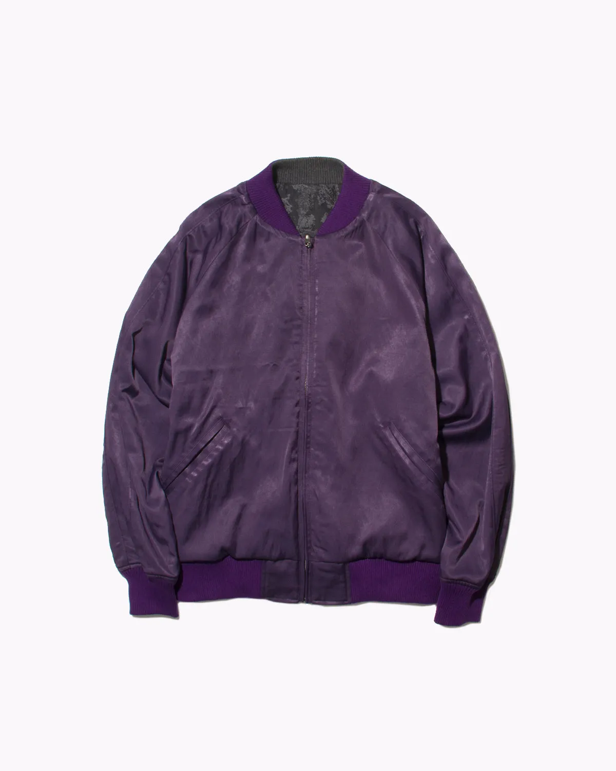 Reversible Souvenir Jacket - Plum/Charcoal