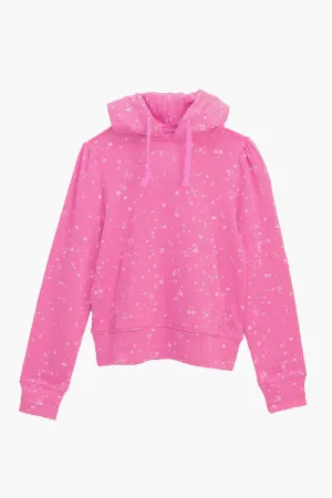 Splendid Bleach Splatter Girls Hoodie Sweatshirt