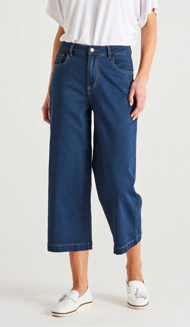 Tabitha Crop Jean - Indi Washed