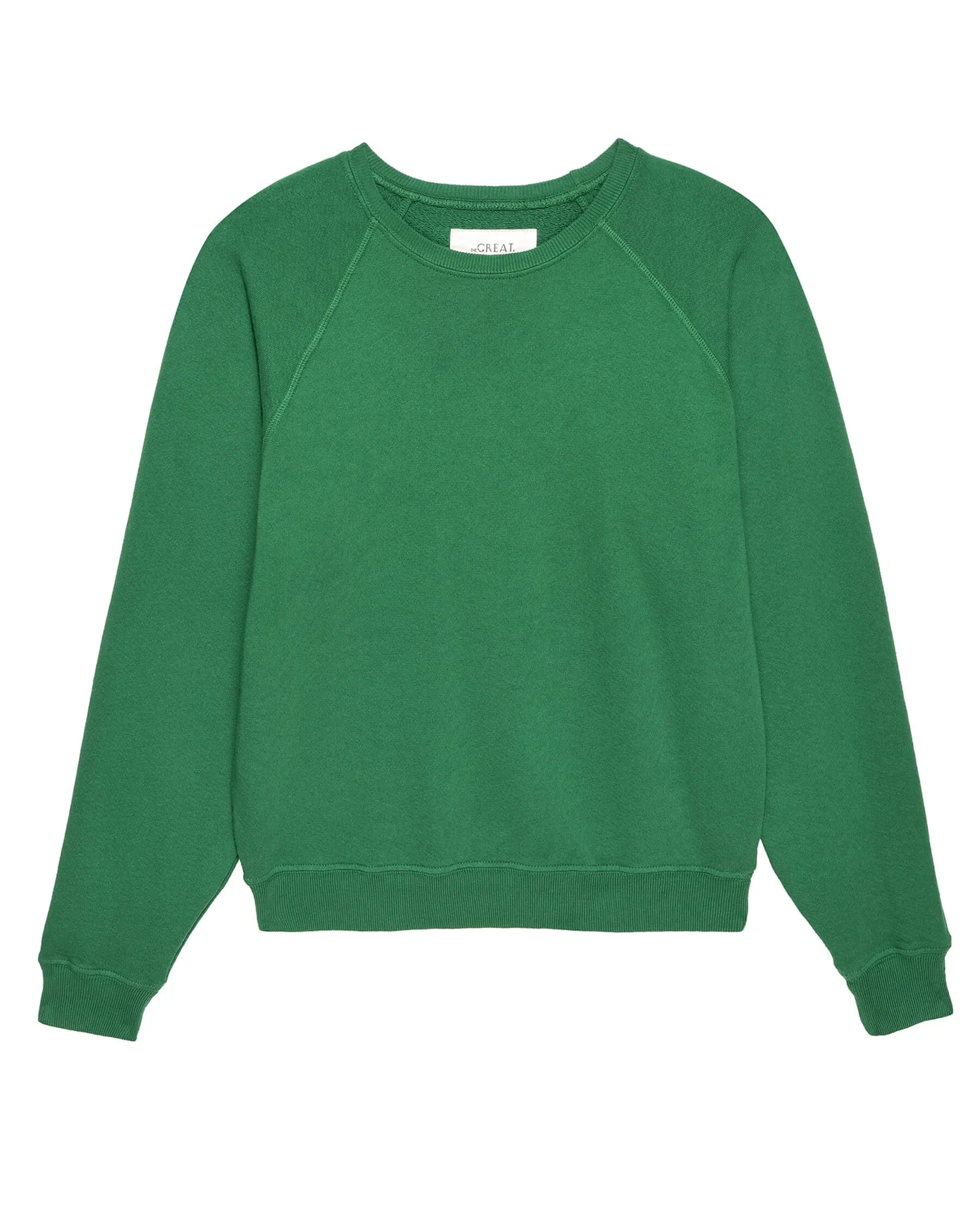 The Shrunken Sweatshirt. Solid -- Holly Leaf