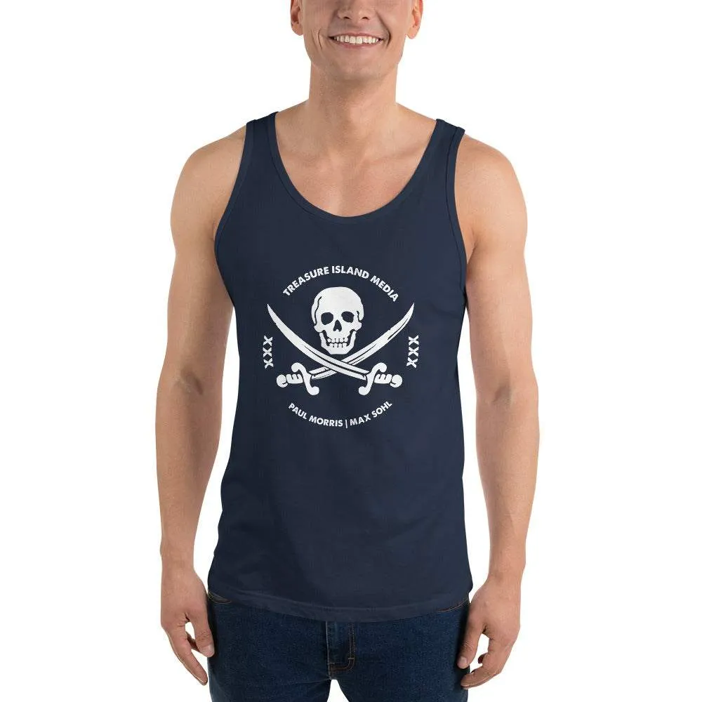 TIMXXX White Logo Tank Top