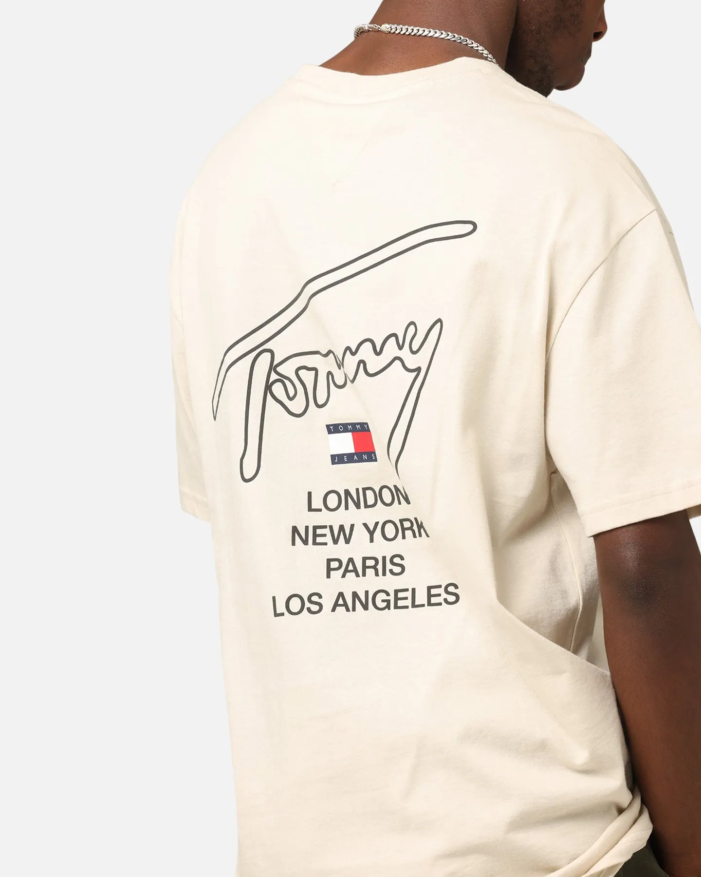 Tommy Jeans TJM City Twist T-Shirt Newsprint