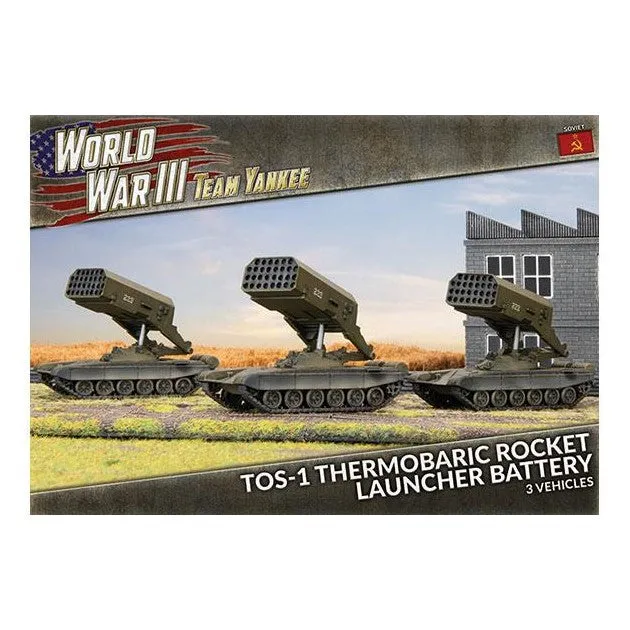 TOS-1 Thermobaric Rocket Launcher Battery