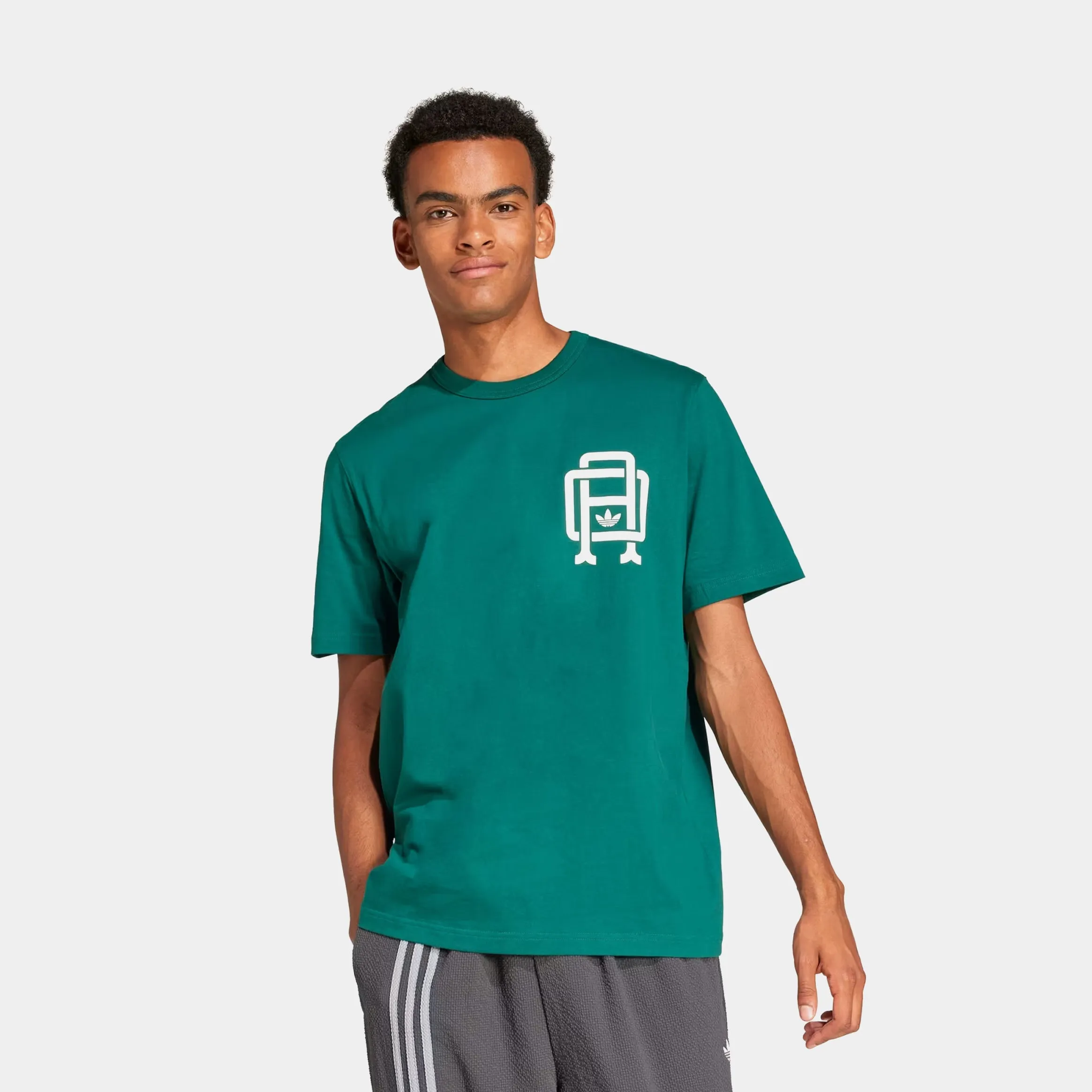 Varsity Essentials Mens Short Sleeve (Green/White)