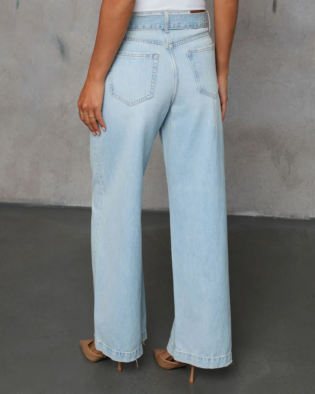 Wild Breeze High Rise Wide Leg Jeans