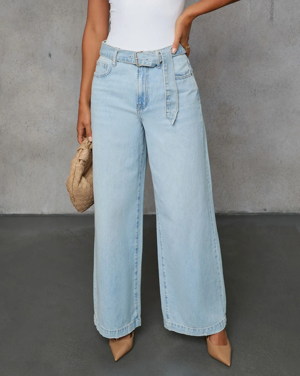 Wild Breeze High Rise Wide Leg Jeans