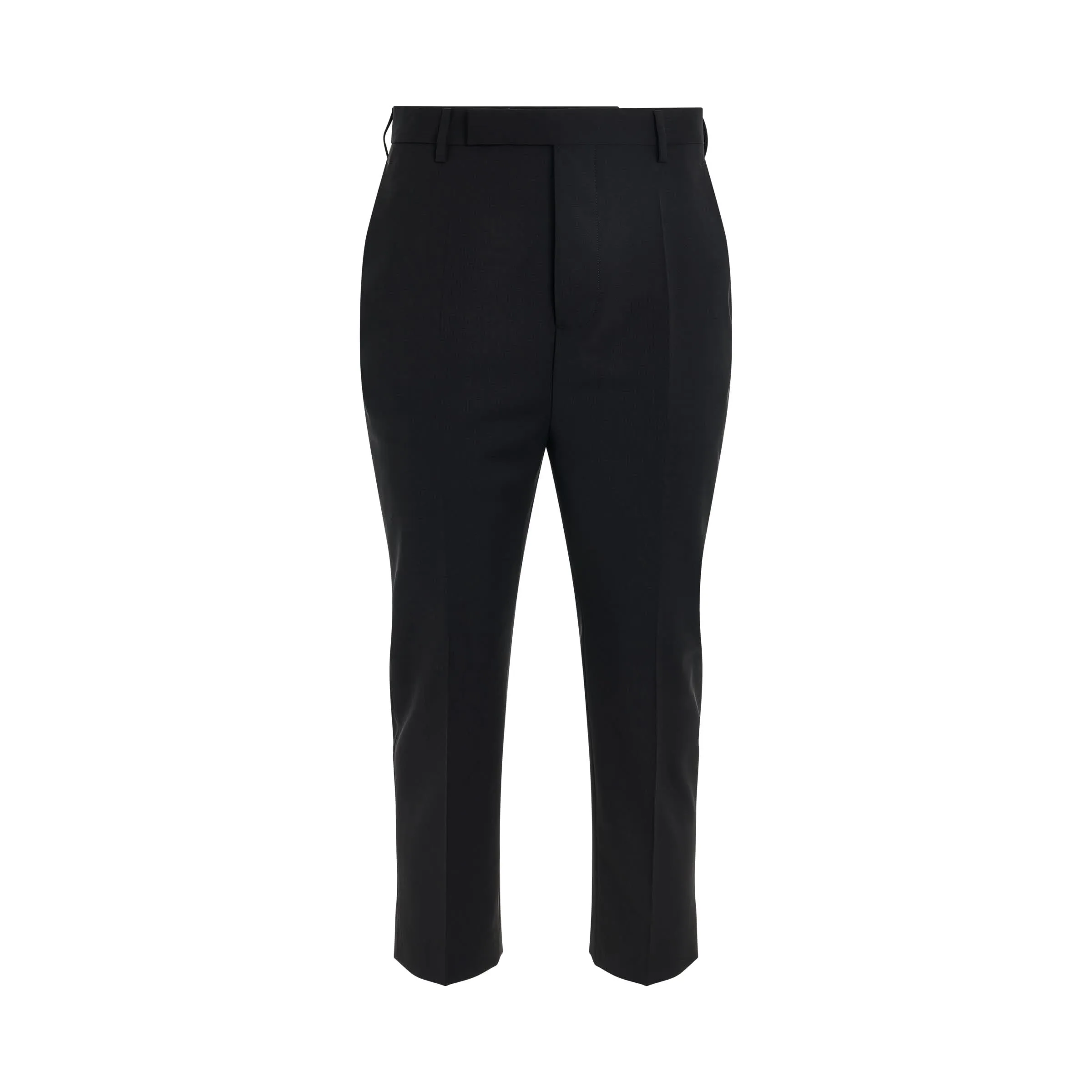 Wool Astaires Cropped Pants in Black